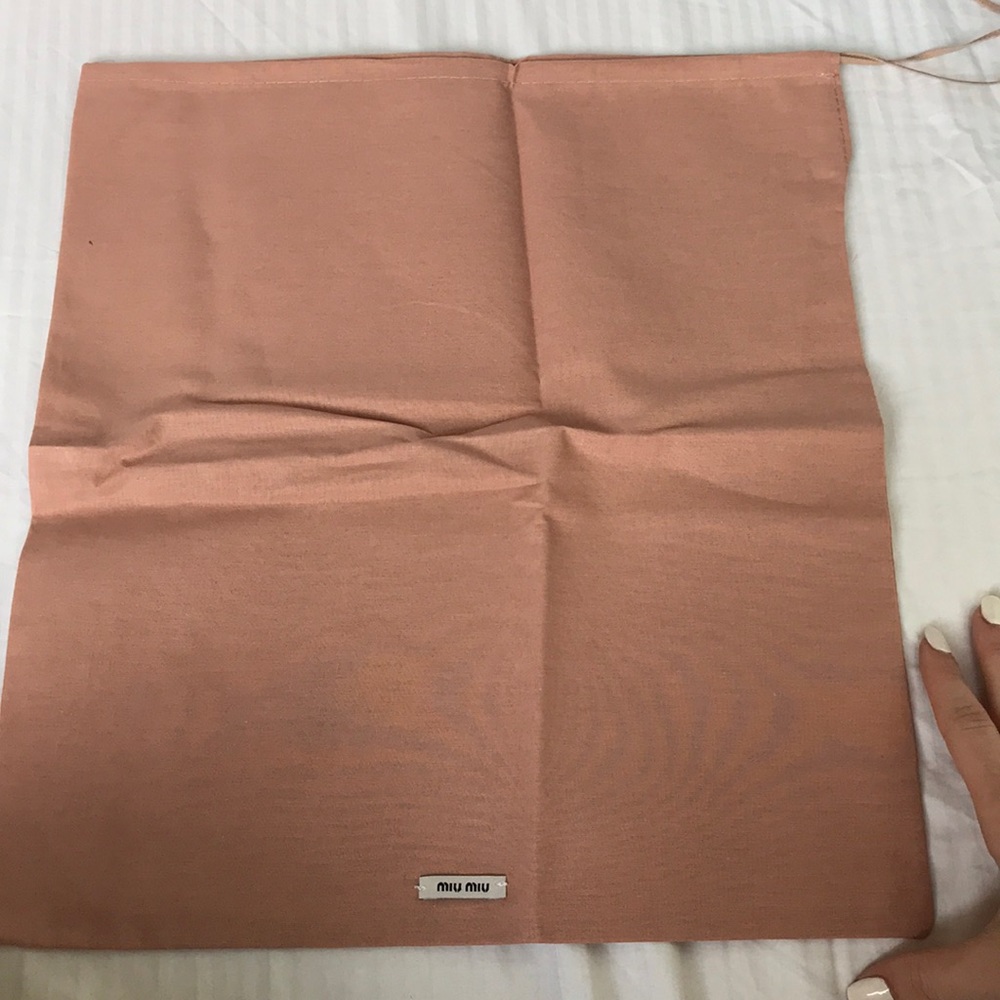 Miu miu dust bag